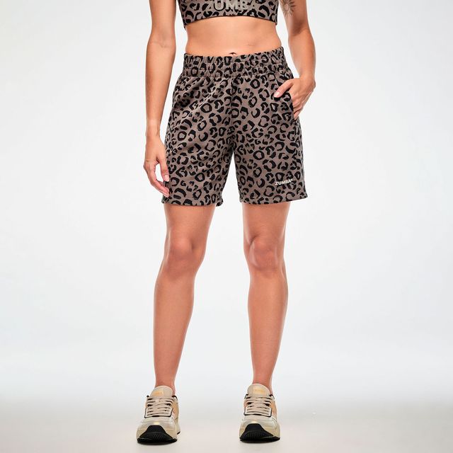 Zumba Modal Easy Shorts - Mocha/Black Z3B000018