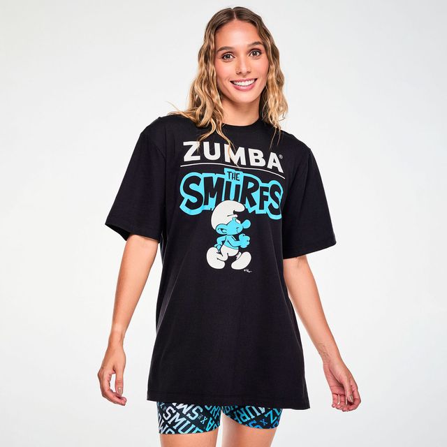Zumba X The Smurfs Tees 12PK - BLACK / BLUE / YELLOW Z3A000357