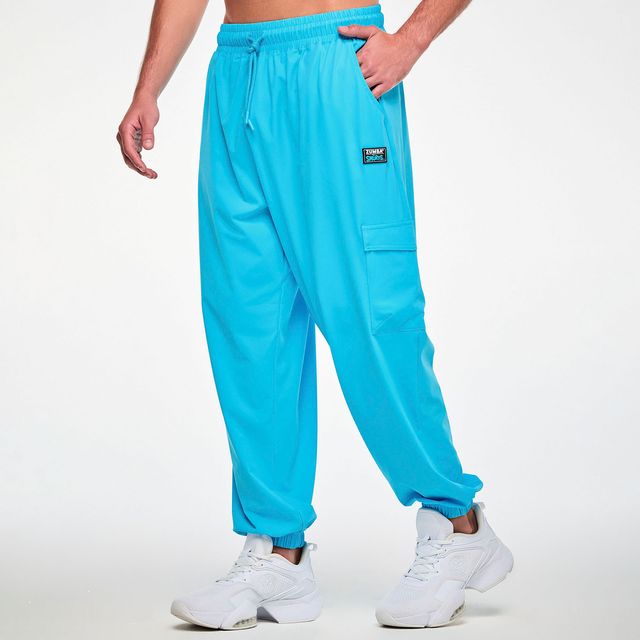 Zumba X The Smurfs Baggy Cargo Pants - All Out Aqua Z1B000950