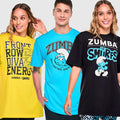 Zumba X The Smurfs Tees 12PK - BLACK / BLUE / YELLOW Z3A000357