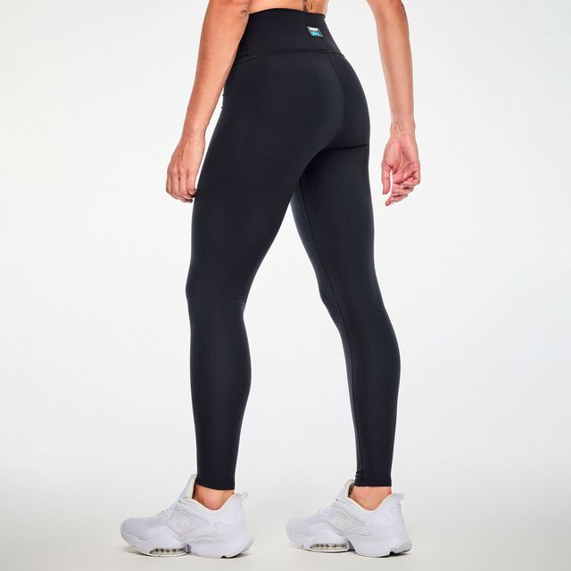 Zumba X The Smurfs High Waisted Ankle Leggings - Bold Black Z1B000948