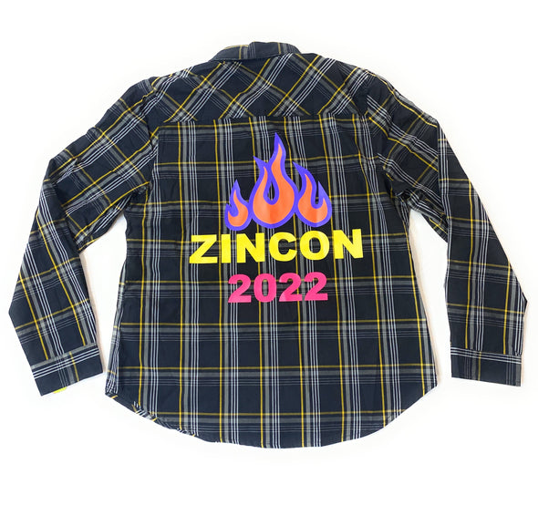 Zumba ZINCON Convention Excludive Button Down Shirt - Bold Black Z1T000208