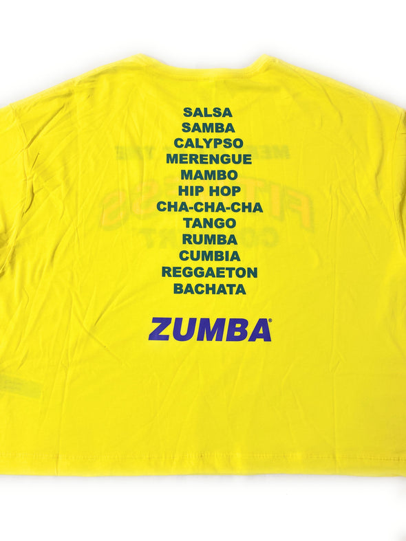 Zumba ZINCON Convention Excludive Loose Shirt - Mell-Oh Yellow Z1T000211