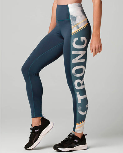 Strong Way Of Life High Waisted Ankle Leggings - Deep Denim S1B000018