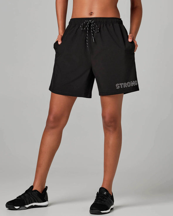 Strong ID Men's Shorts - Bold Black S2B000003