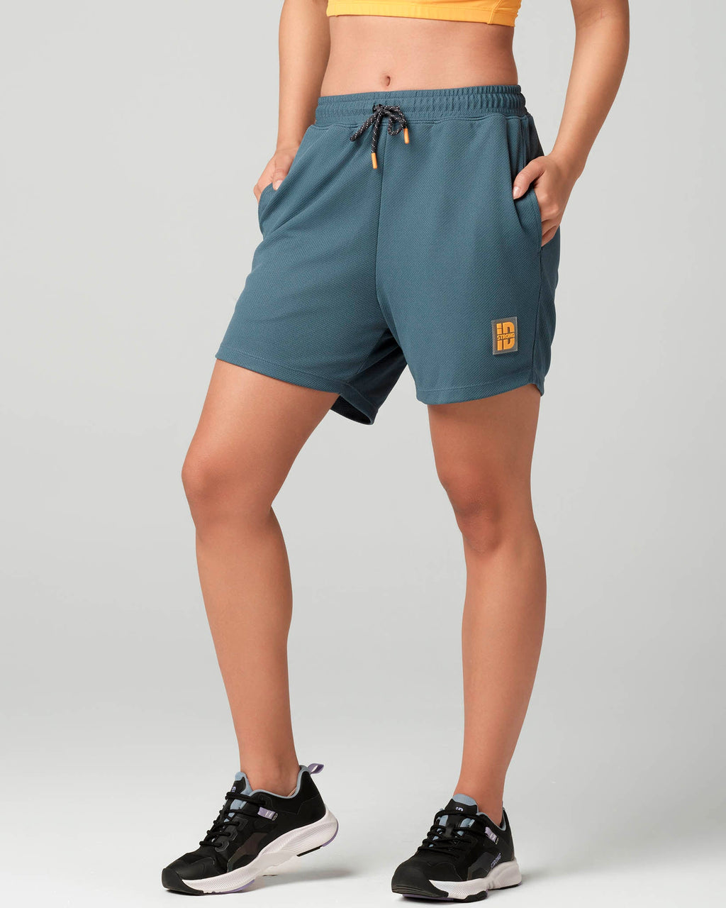 Bring Your Power Mesh Shorts - Deep Denim S2B000006