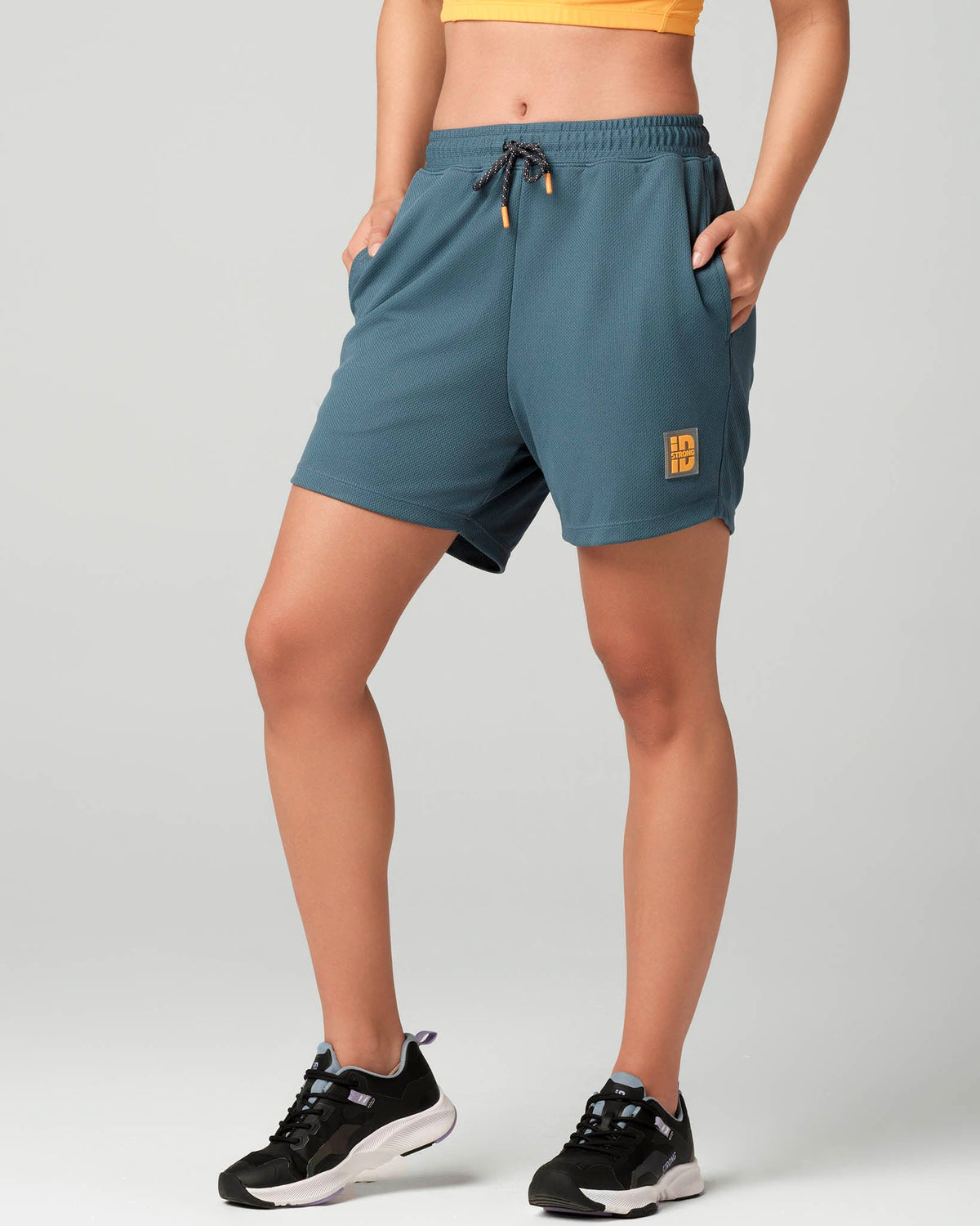 Bring Your Power Mesh Shorts - Deep Denim S2B000006