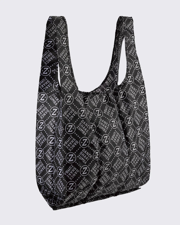 Zumba Happy Reusable Folding Bag - Bold Black Z0P000002