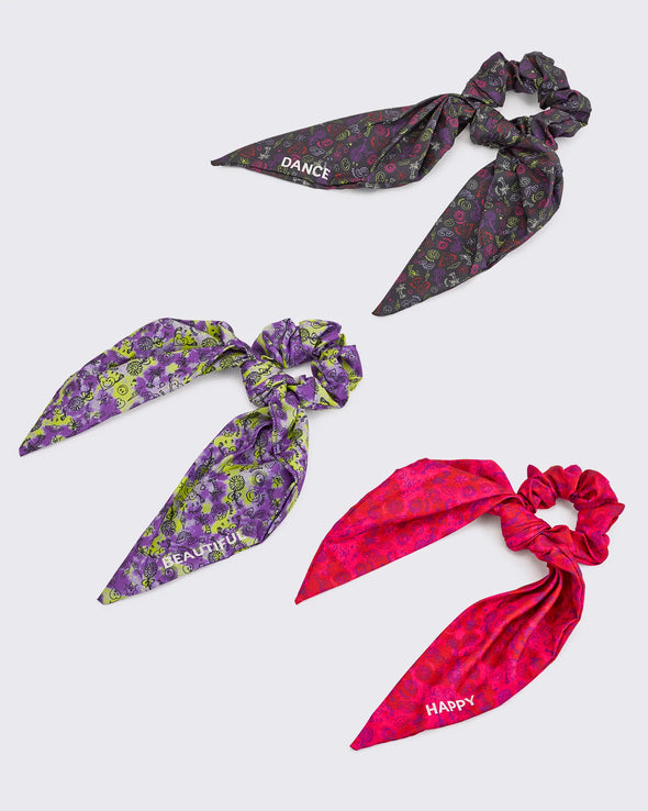 Zumba Happy Tie Scrunchies 3PK - Z1A000009