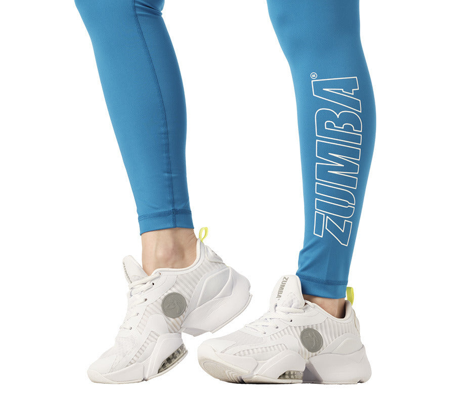 Zumba Essential High Waisted Ankle Leggings - Blue / Pink Z1B000108 –  Natysports