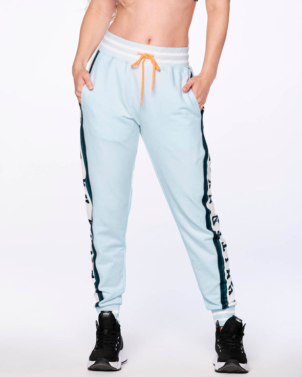 Zumba Stand Together Jogger Sweatpants - Sky Blue Z1B000132