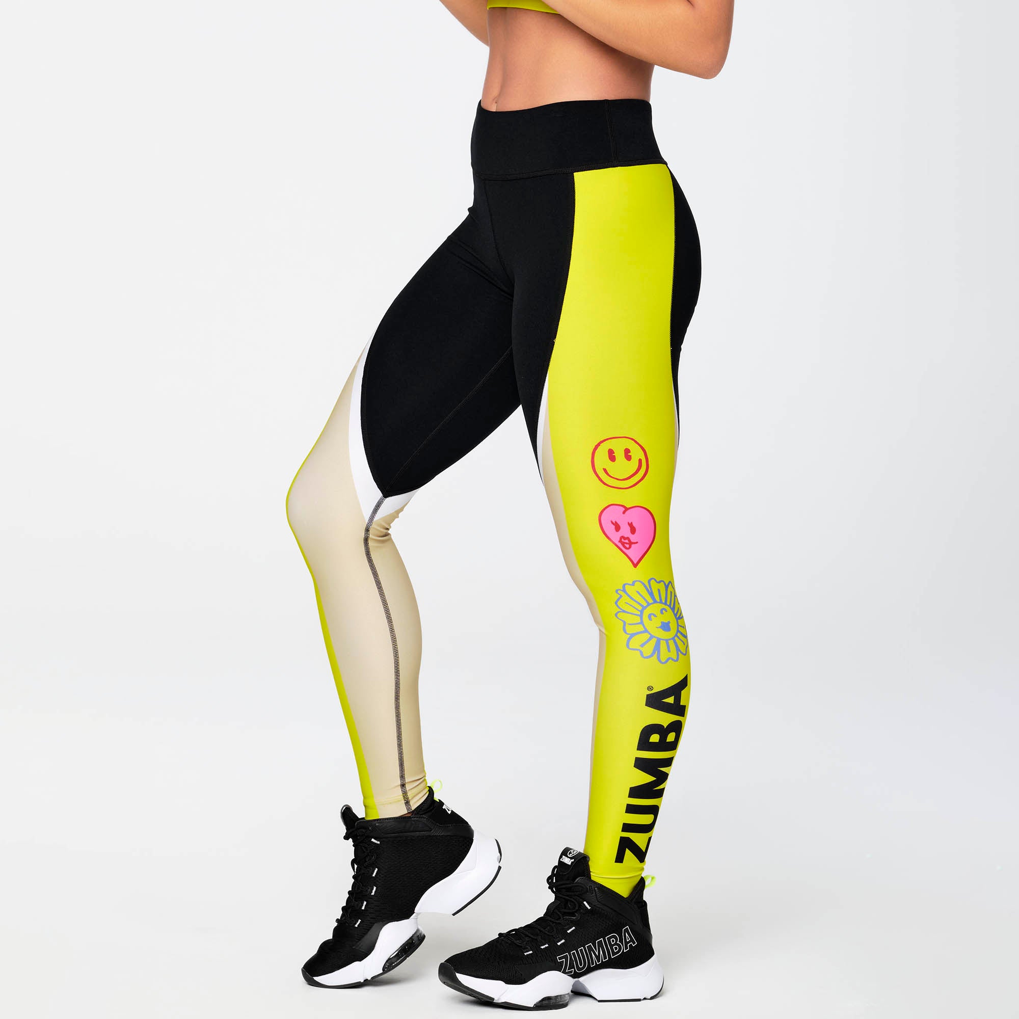 Shop the Stylish and Supportive Zumba Roller Derby High Waisted Leggings