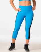 Destination Zumba Crop Leggings   - Groovin' Green /  Sea Me Stuntin' Z1B000205