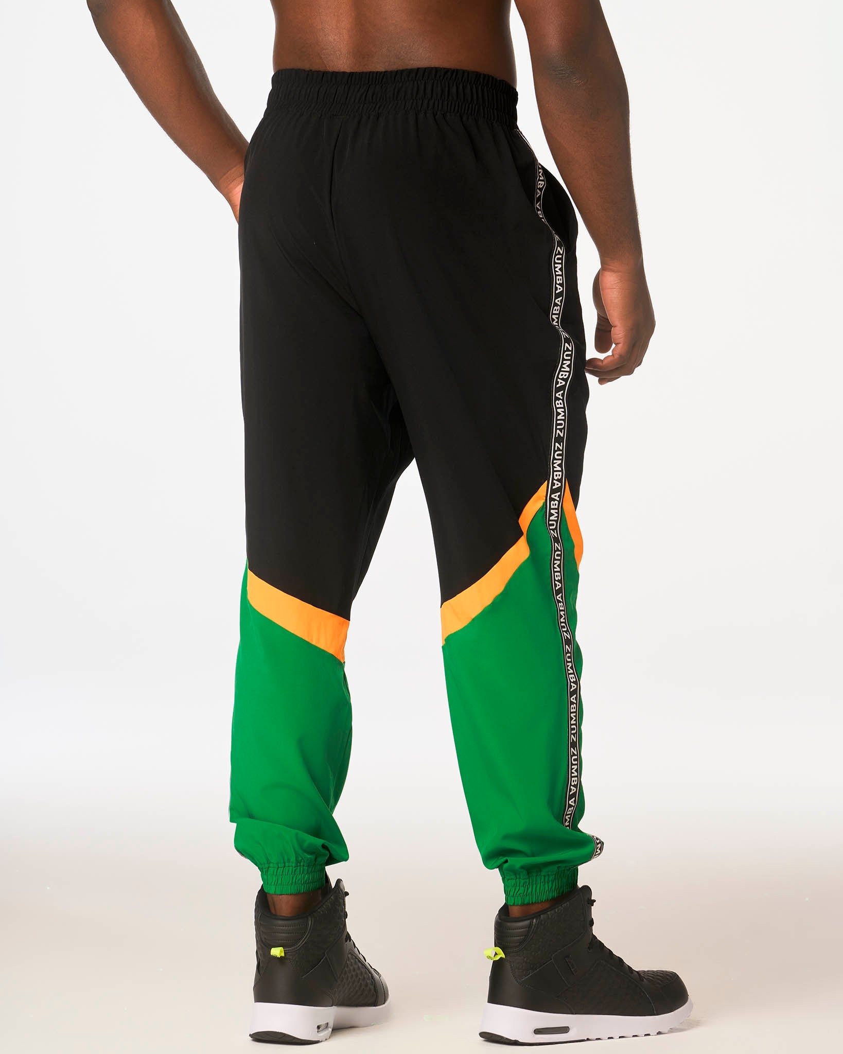 Zumba Palm Party High Waisted Track Pants