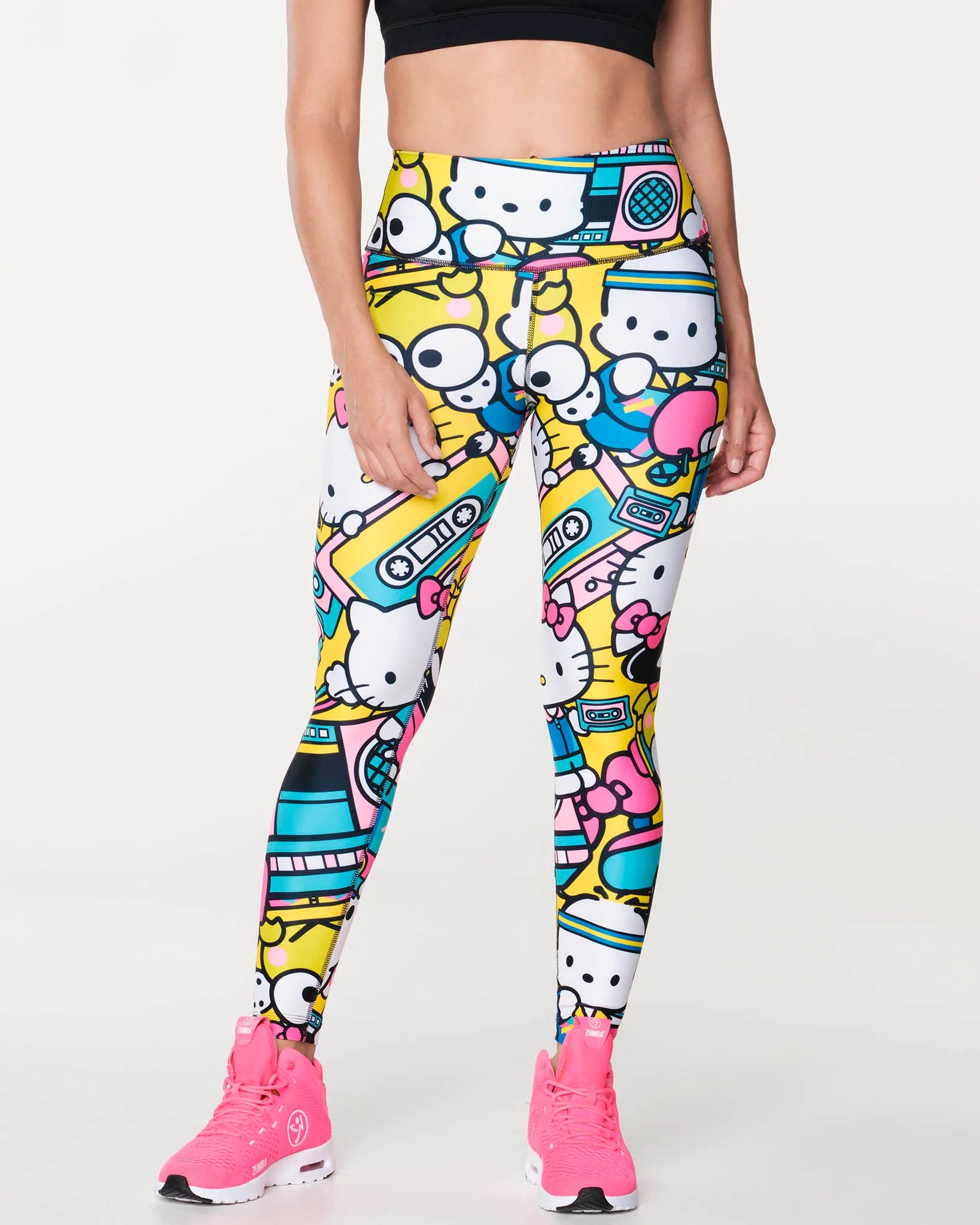 HELLO KITTY AND FRIENDS, SHEIN Plus Size & Letter Print Leggings for Sale  New Zealand, New Collection Online