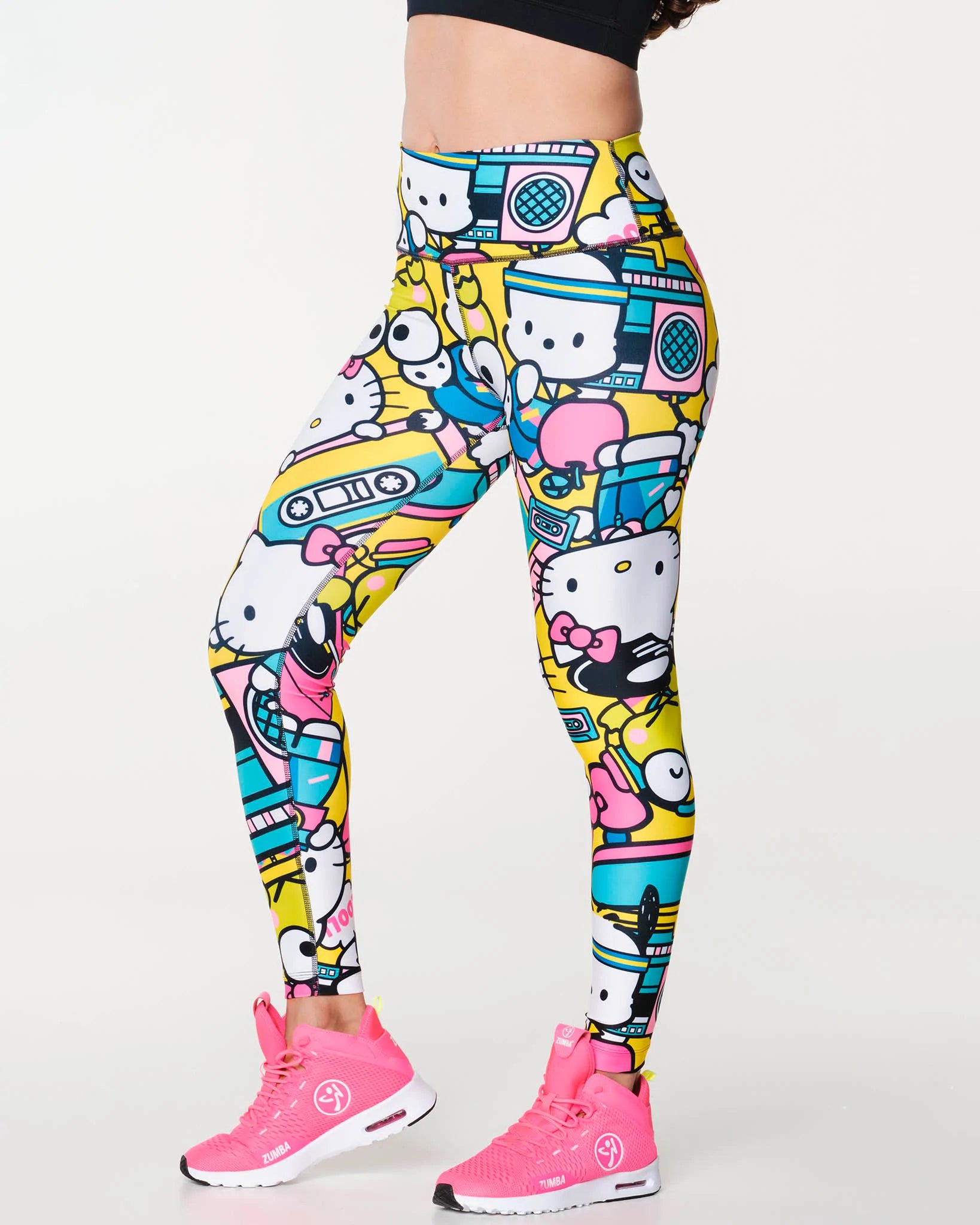Zumba X Hello Kitty Friends Printed Ankle Leggings Z1B000249