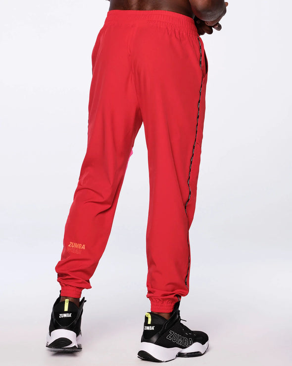 Zumba Wear High Waisted Cargo Pants - Fire Red Z1B01330