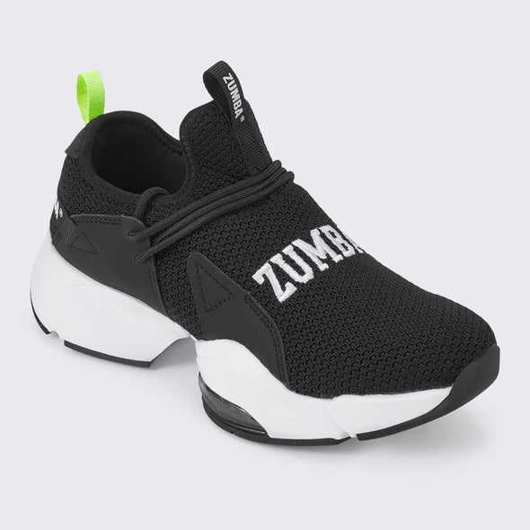 Zumba Air Stomp Slip-On Shoes - Black Z1F000035