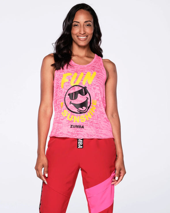 Zumba Fun & Sunshine Tank Top - Gumball / Orange Z1T000158