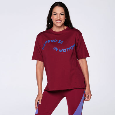 Zumba In Motion Tee - Brick Red Z1T000169