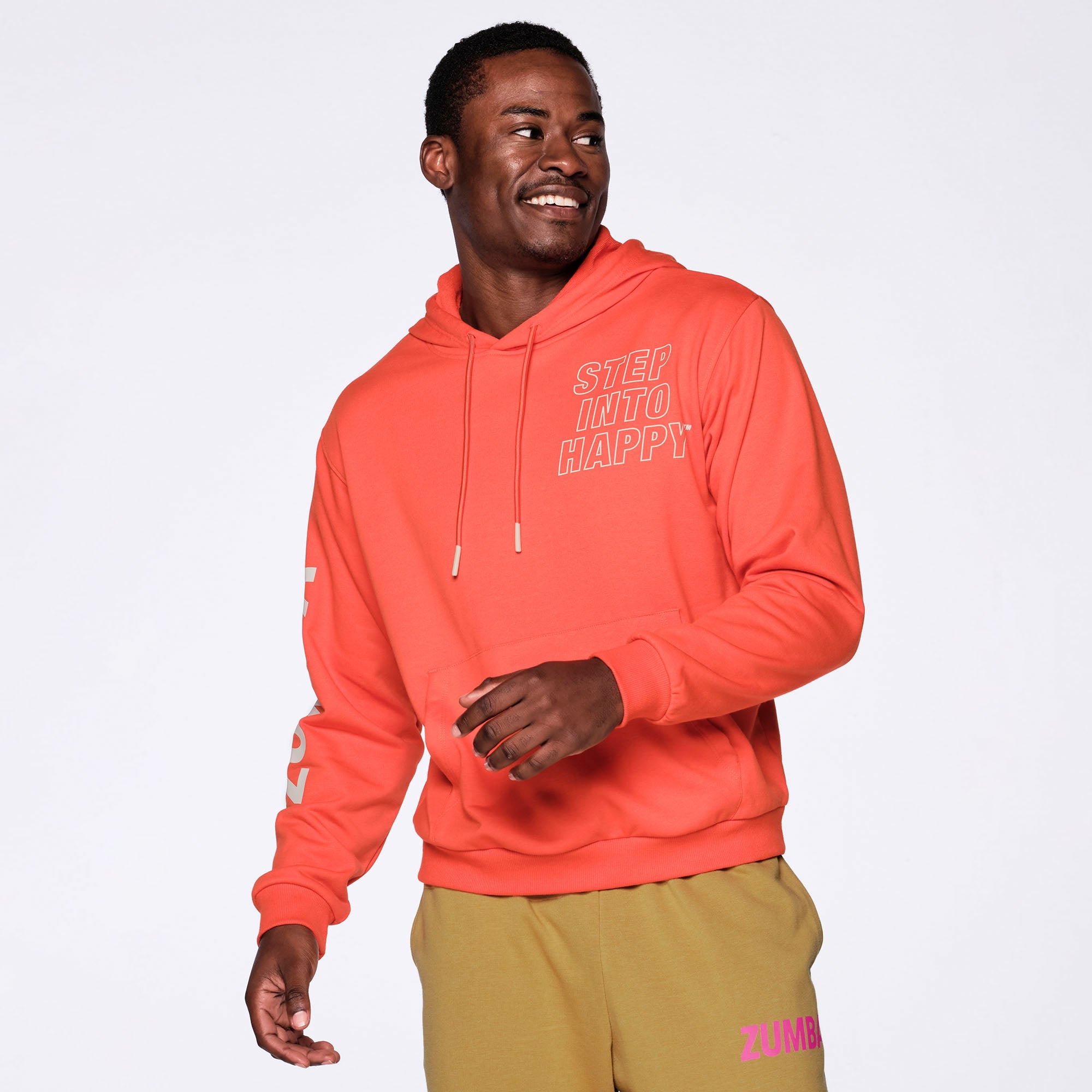 Orange/Black Split Color Zip Up Hoodie – VIVACI