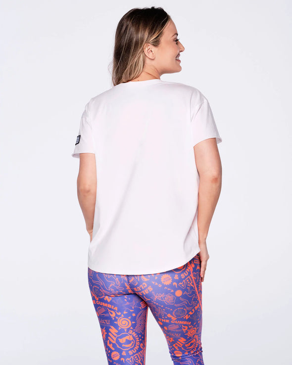 Zumba Music Lab Tee - Wear It Out White Z1T000180