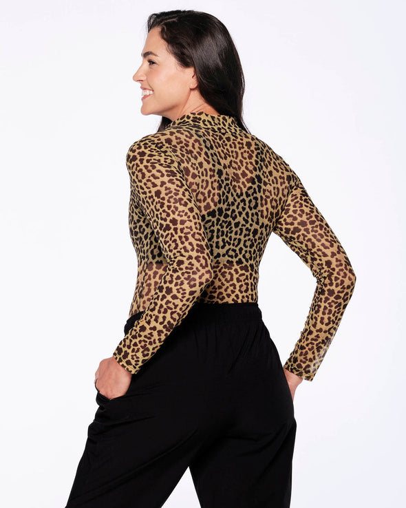 Zumba United By Zumba Long Sleeve Bodysuit - Golden Ticket Z1T000213