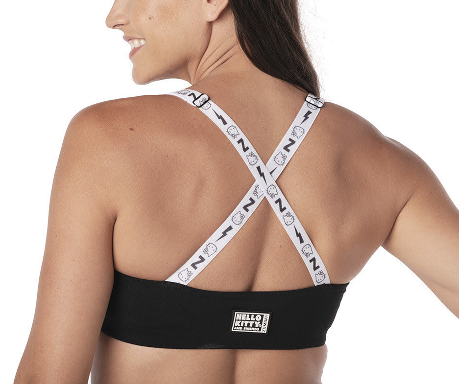 Zumba X Hello Kitty & Friends Scoop Bra - Bold Black Z1T000216