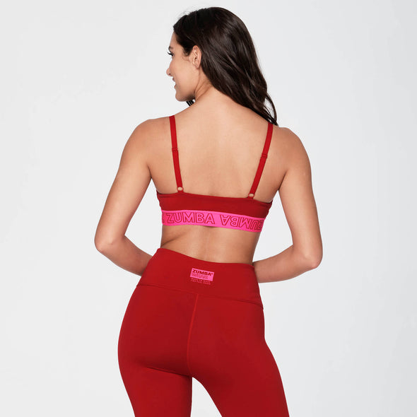Zumba Happy Bra - Fire Red Z1T000229