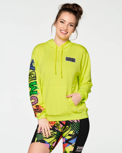 Zumba All Day Pullover Hoodie - Caution Z1T000345