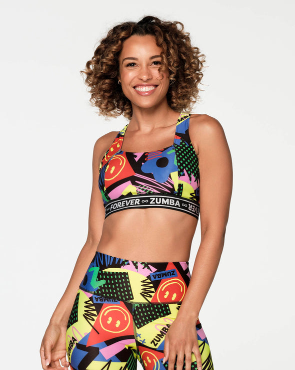 Zumba Dance All Day Bra - Bold Black Z1T000398