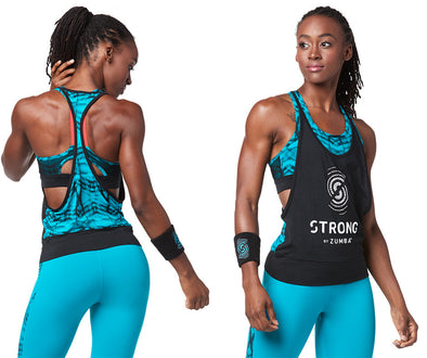 STRONG by Zumba Feel Every Beat Tank - Bold Black Z1T01515
