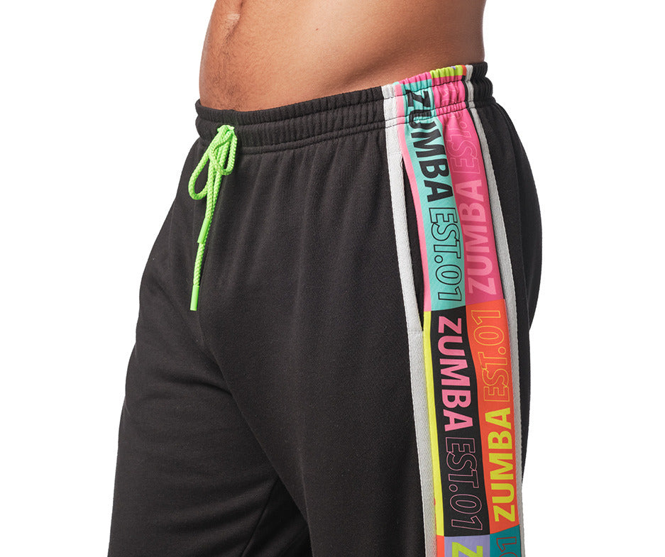 Zumba EST. 01 Track Pants - Bold Black Z2B00300