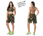 Zumba Printed Men's Shorts - Bold Black Z2B00301