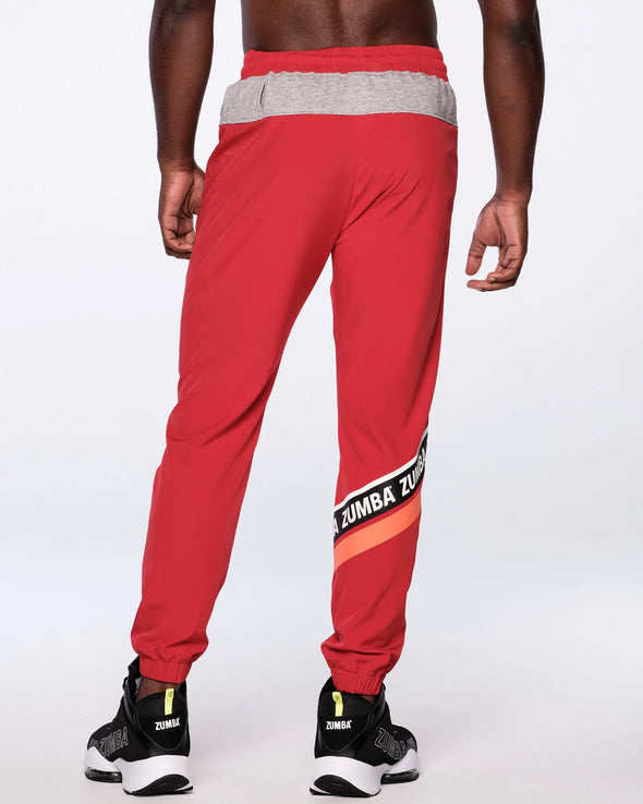 Zumba Together Jogger Pants - Fire Red Z2B00303