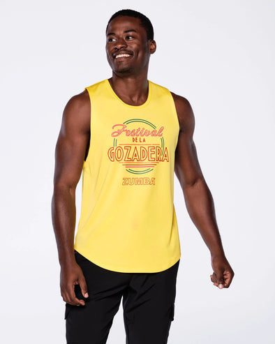 Zumba Festival Tank Top - Mell-Oh Yellow Z2T000015