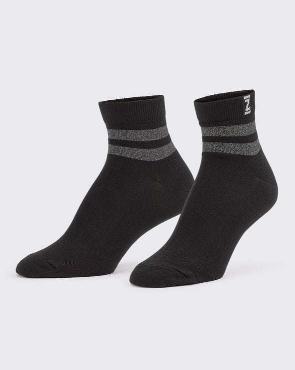 Zumba Ankle Socks - Black Shimmer Z3A000096