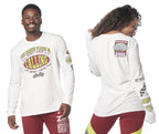 Zumba The Dance Floor Is Calling Long Sleeve Tee - Wear It Out White Z3T000015