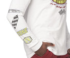 Zumba The Dance Floor Is Calling Long Sleeve Tee - Wear It Out White Z3T000015