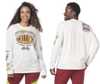 Zumba The Dance Floor Is Calling Long Sleeve Tee - Wear It Out White Z3T000015
