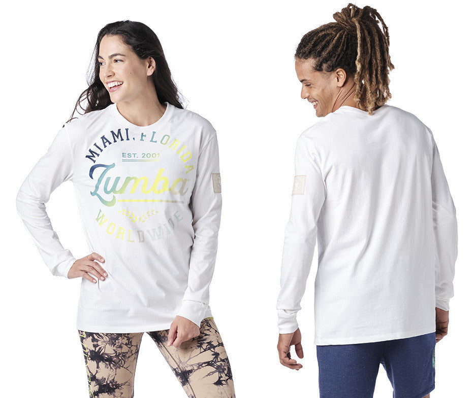 Zumba Worldwide Long Sleeve Tee - Wear It Out White Z3T000031