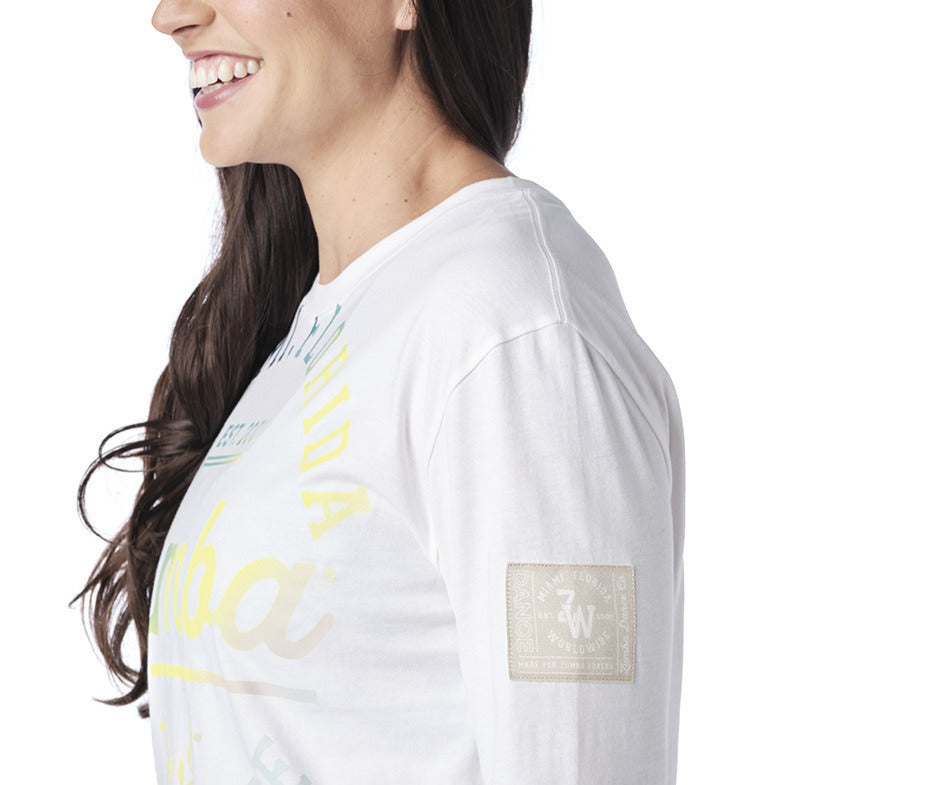 Zumba Worldwide Long Sleeve Tee - Wear It Out White Z3T000031