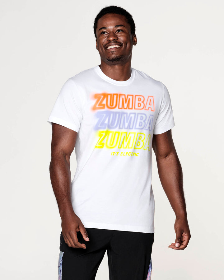 Zumba Energy Tee It Out White –