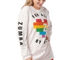Zumba For All By All Long Sleeve Tee - Wear It Out White Z3T000053 size XS
