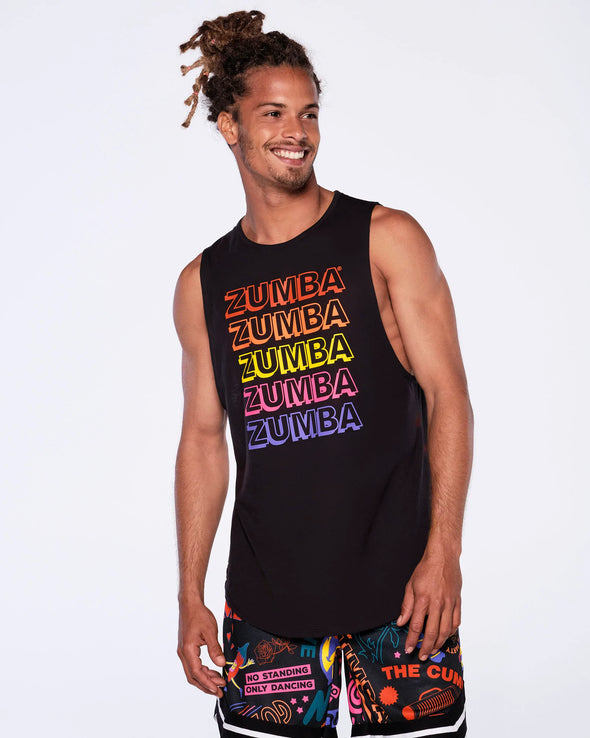 Zumba Club Zumba Tank Top - Black / White Z3T000065