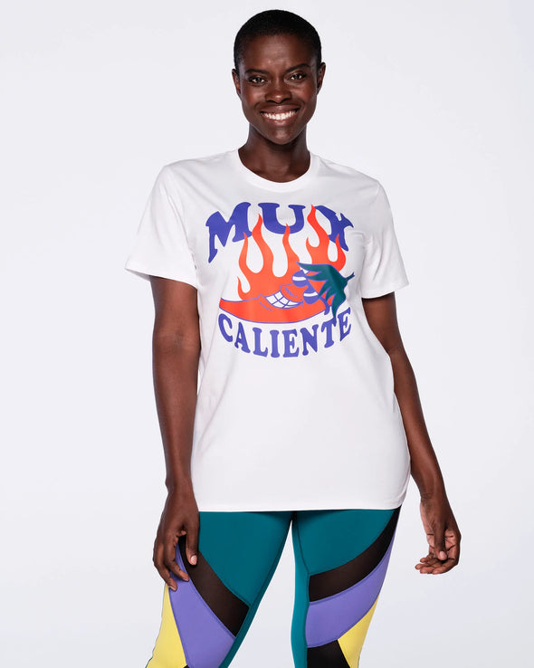 Zumba Muy Caliente Tee - Wear It Out White Z3T000067