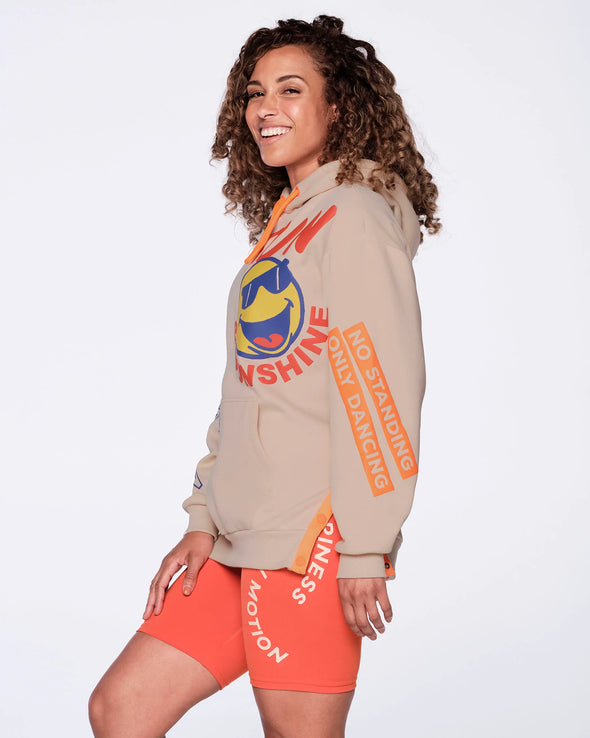 Zumba Fun & Sunshine Hoodie - Oatmeal Z3T000070
