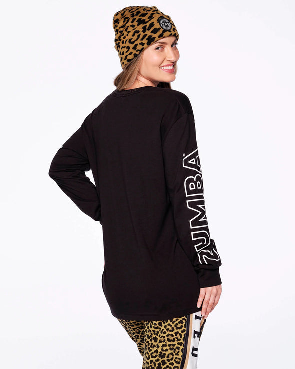 Zumba We Dance As One Long Sleeve Tee - Bold Black Z3T000082