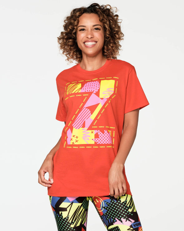 Zumba All Day Tee - Red Hot Z3T000136