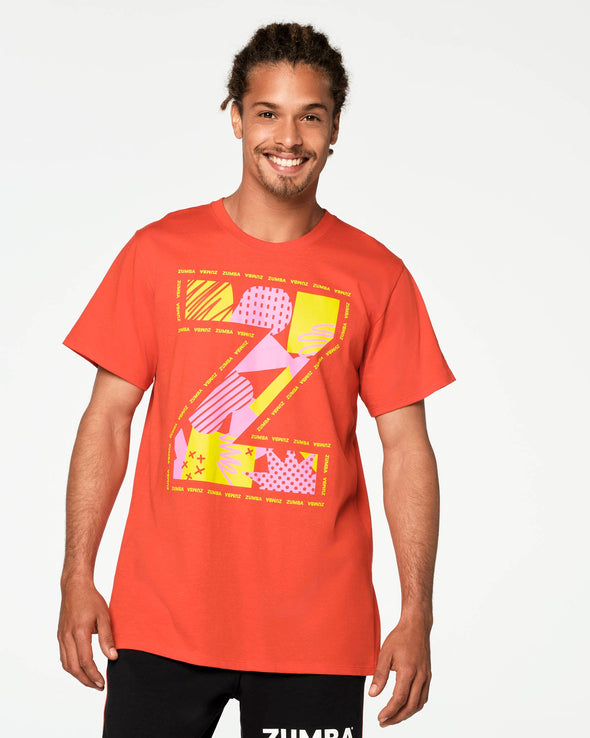 Zumba All Day Tee - Red Hot Z3T000136